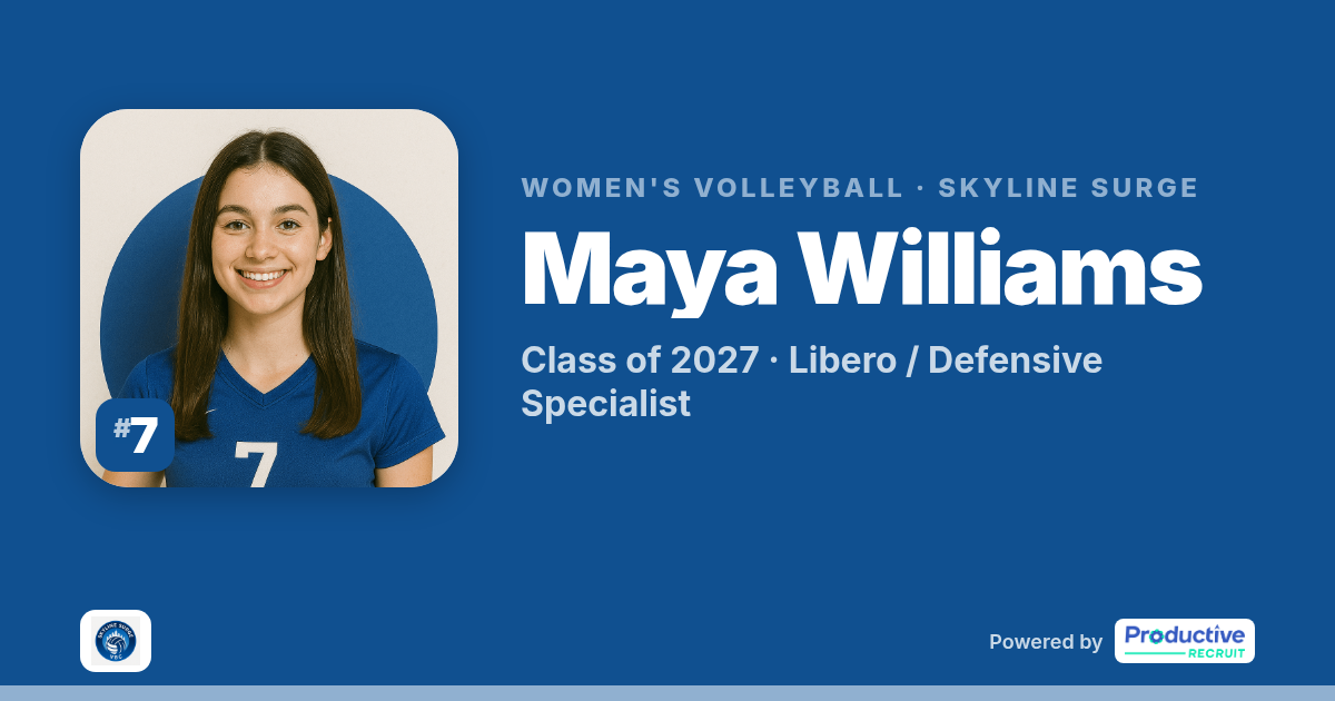 The link preview for an athlete profile