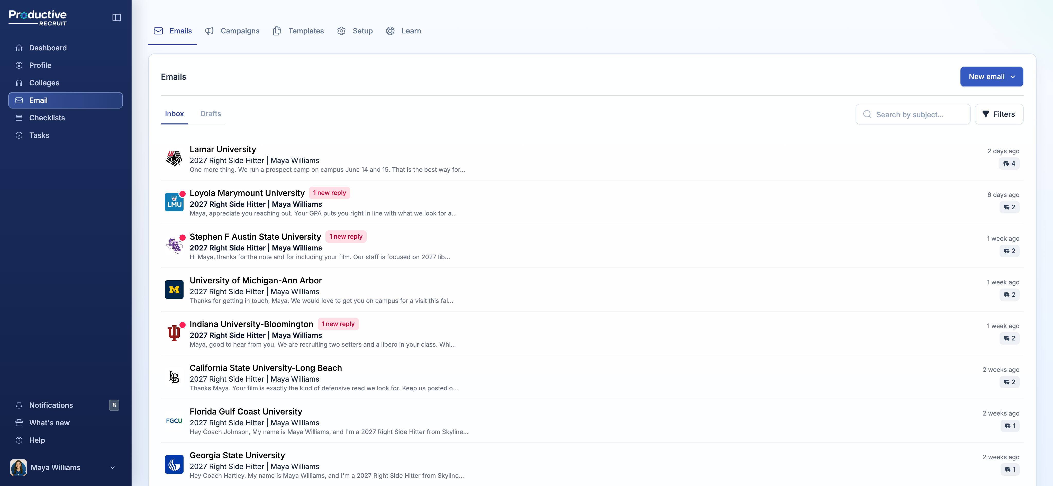 Inbox + Replies