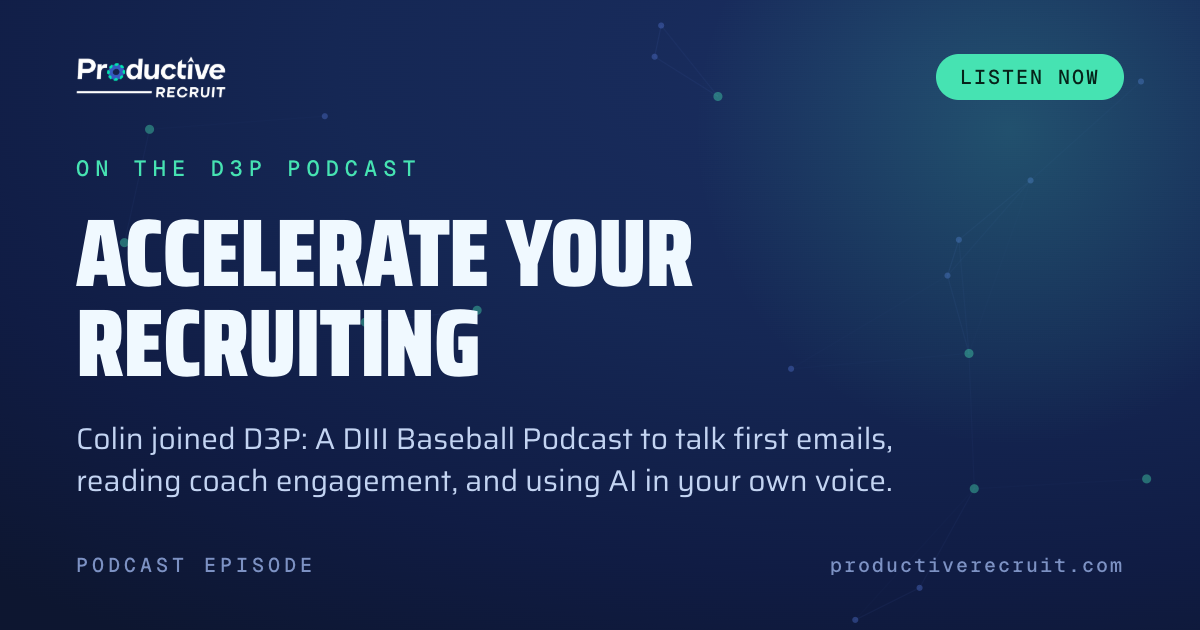 Colin on the D3P Podcast: Using Technology to Accelerate Your Recruiting