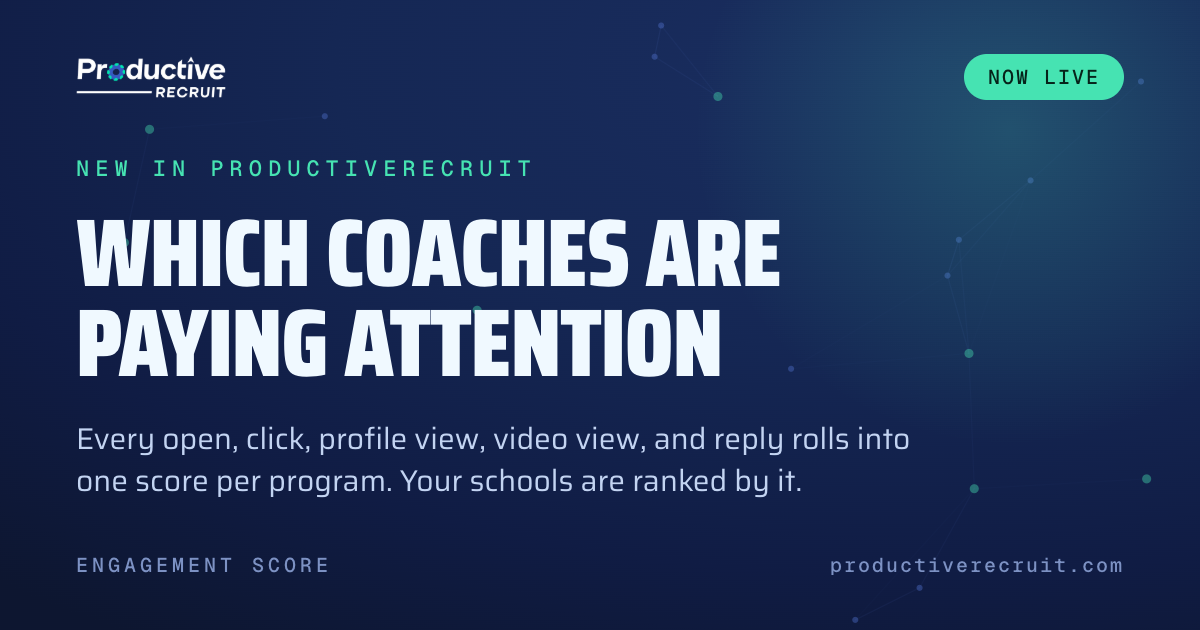 Introducing the Engagement Score: See Which College Coaches Are Actually Paying Attention