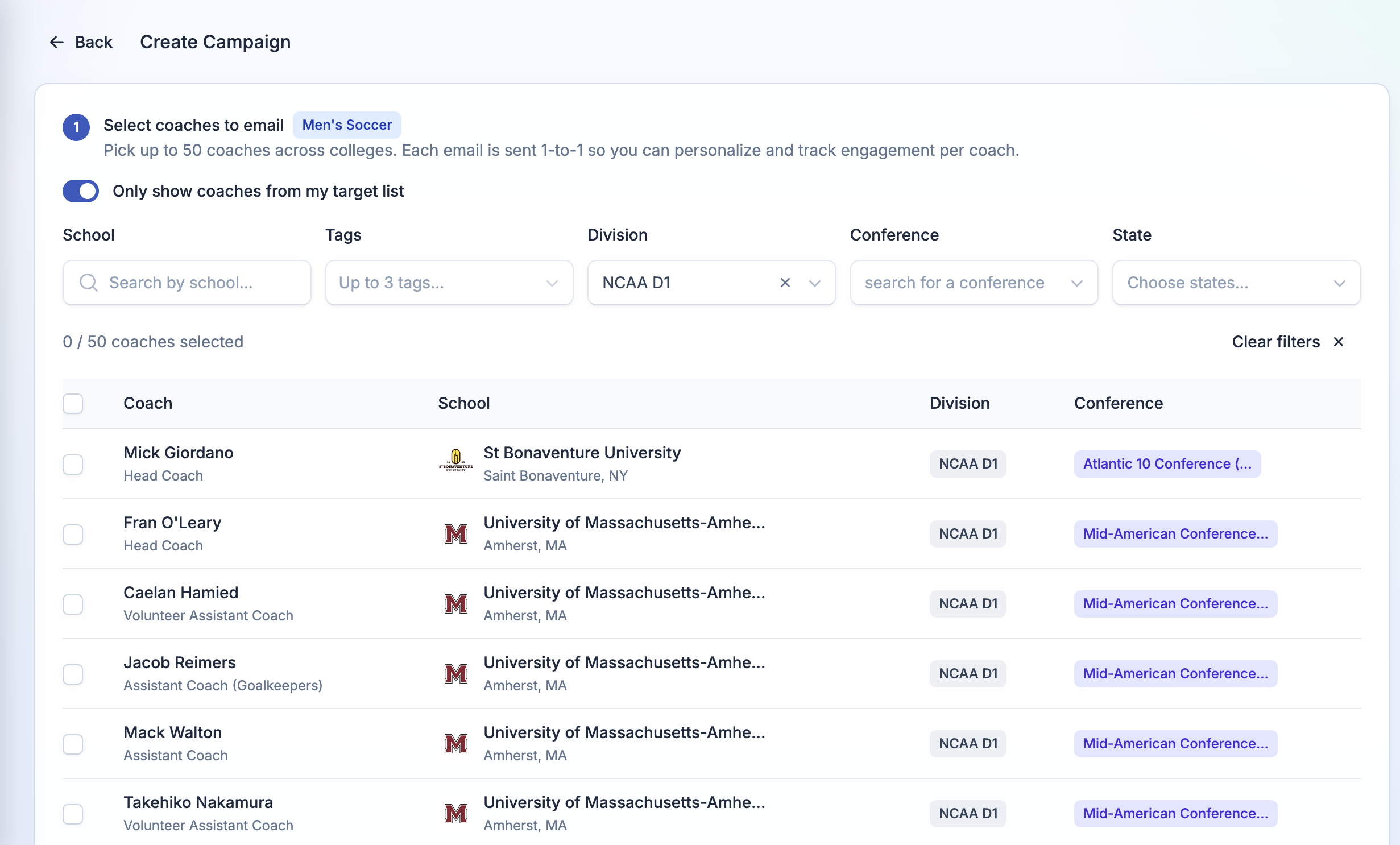 email campaigns preview