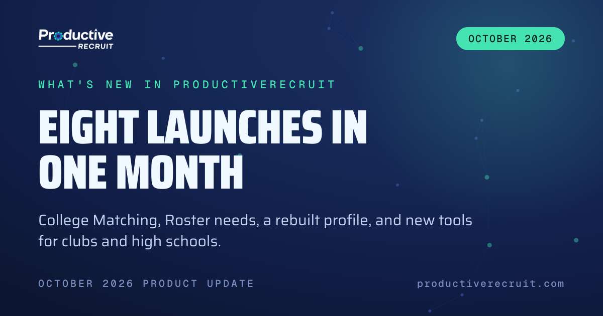 ProductiveRecruit October 2026 Product Update