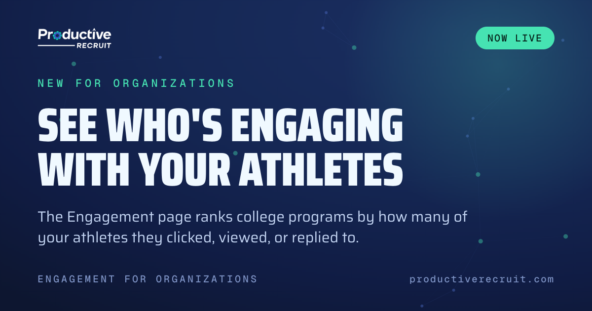 See Which College Programs Are Engaging With Your Athletes