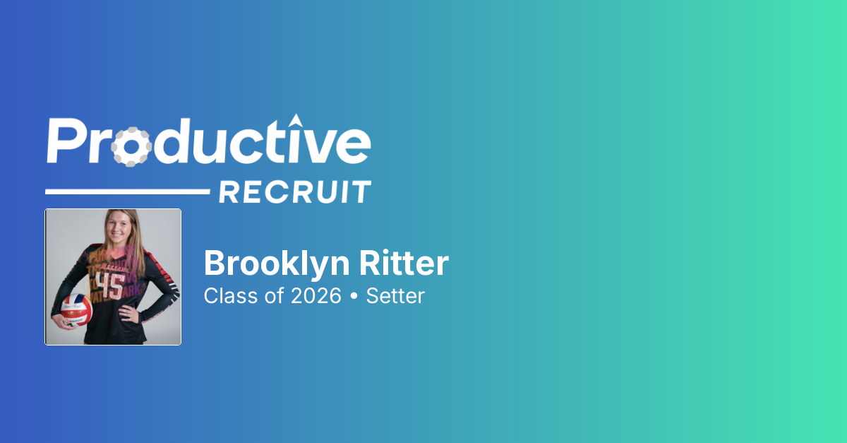 Brooklyn Ritter | College Recruiting Profile | ProductiveRecruit
