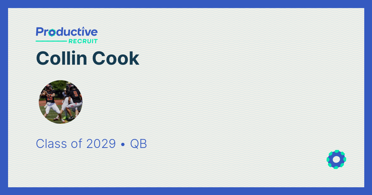 ProductiveRecruit | College Recruiting Profile | Collin Cook