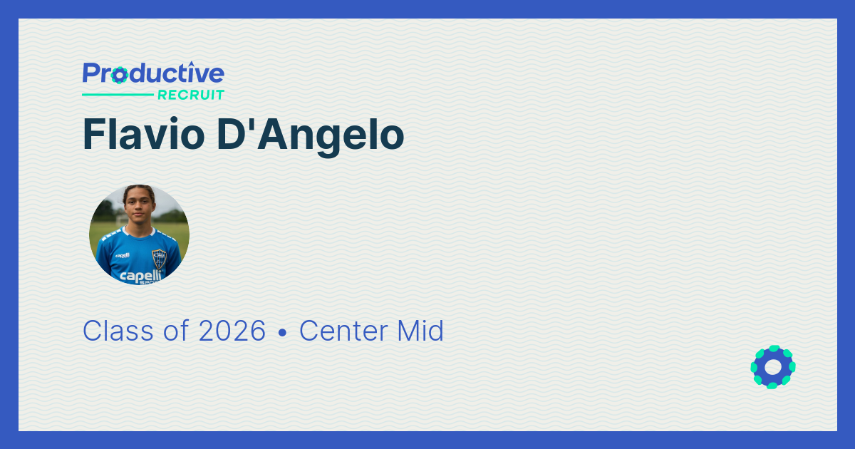 ProductiveRecruit | College Recruiting Profile | Flavio D'Angelo