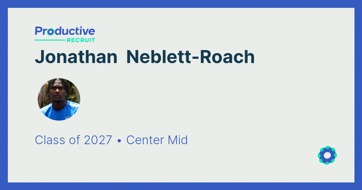 ProductiveRecruit | College Recruiting Profile | Jonathan Neblett-Roach