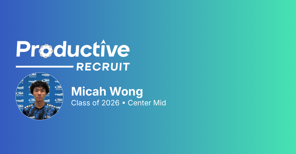 ProductiveRecruit | College Recruiting Profile | Micah Wong