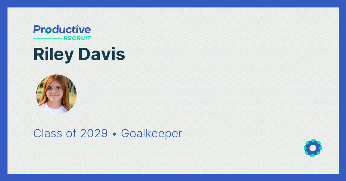 ProductiveRecruit | College Recruiting Profile | Riley Davis